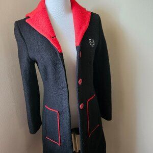 Vintage Lin Gao Wool Coat-Rare